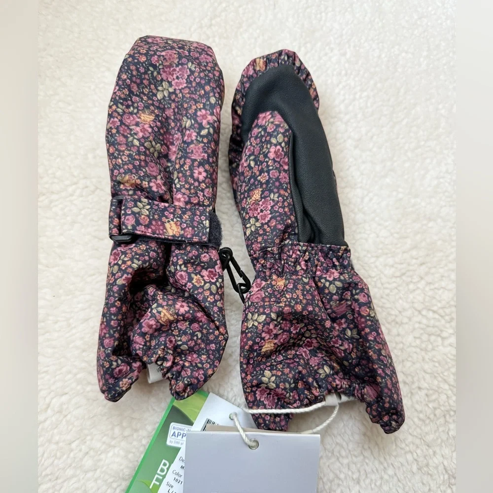 Kid’s wheat MITTENS TECH snow gloves